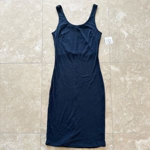 NWT BP Charcoal Grey Ribbed Knit Body-con Dress, XS